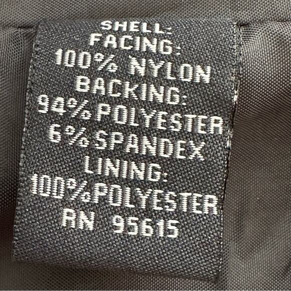 Rafaella Blazer Brown Black Lace Overlay Flap Pockets Career Jacket Size 12 - Picture 11 of 12